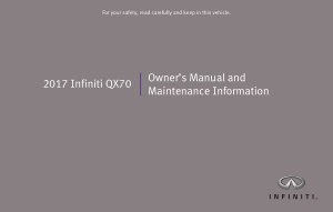 2017 Infiniti Usa qx70 Owner Manual Free Download