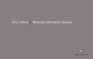 2017 Infiniti Usa Warranty Booklet Free Download