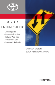 2017 Toyota Avalon Hybrid Entune System Quick Reference Guide Free Download