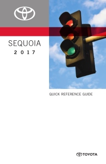 2017 Toyota Sequoia Quick Reference Guide Free Download