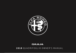 2018 Alfa Romeo Giulia Quadrifoglio 3rd Car Owners Manual Free Download