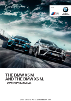 2018 Bmw x5 M x6 M Car Owners Manual Free Download