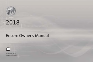 2018 Buick Encore Car Owners Manual Free Download
