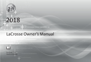 2018 Buick Lacrosse Car Owners Manual Free Download