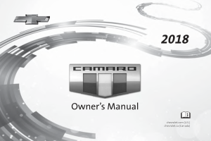 2018 Chevrolet Camaro Car Owners Manual Free Download