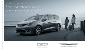 2018 Chrysler Pacifica Car Owners Manual Free Download