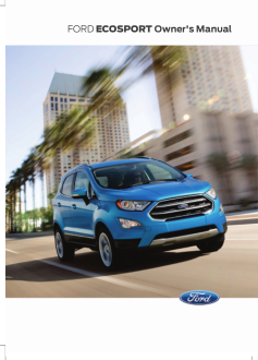 2018 Ford Ecosport Owners Manual Free Download