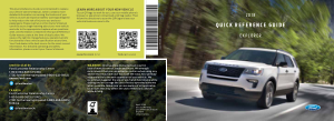 2018 Ford Explorer Quick Reference Guide Free Download