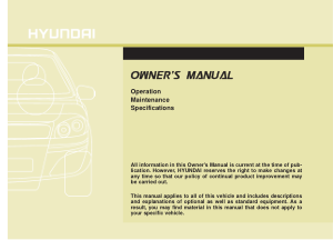 2018 Hyundai Santa Fe Owners Manual Free Download