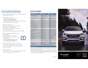 2018 Hyundai Santa Fe Sport Quick Reference Guide Free Download