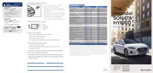 2018 Hyundai Sonata Hybrid Quick Reference Guide Free Download