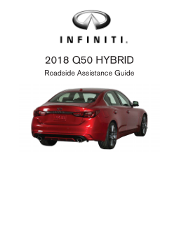2018 Infiniti Usa q50 Hybrid Roadside Assistance Guide Free Download