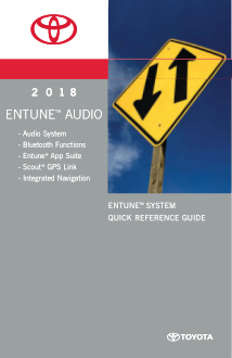 2018 Toyota 4runner Entune System Quick Reference Guide Free Download