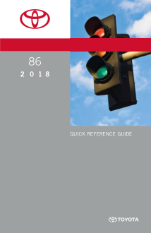 2018 Toyota 86 Quick Reference Guide Free Download