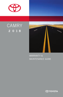 2018 Toyota Camry Through July 2017 Prod Owners Manual Free Download