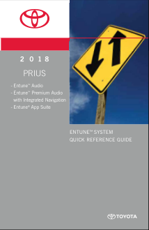 2018 Toyota Prius Entune System Quick Reference Guide Free Download