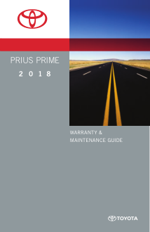 2018 Toyota Prius Prime Warranty And Maintenance Guide Free Download