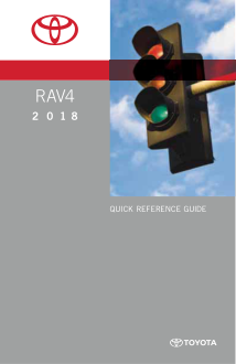2018 Toyota rav4 Quick Reference Guide Free Download