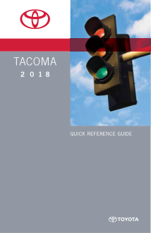 2018 Toyota Tacoma Quick Reference Guide Free Download