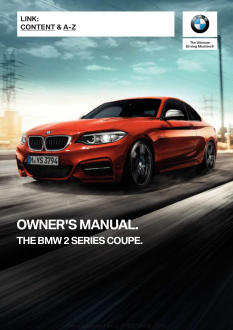 2019 Bmw 2 Series Coupe Car Owners Manual Free Download