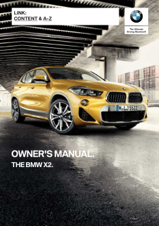 2019 Bmw x2 Car Owners Manual Free Download