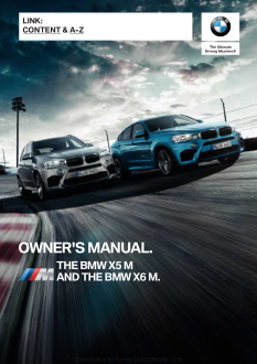 2019 Bmw x6 M Car Owners Manual Free Download