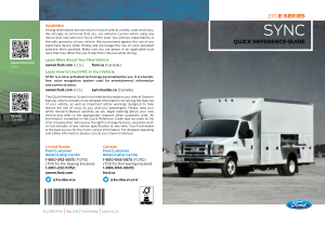 2019 Ford e-350 Sync Quick Reference Guide Free Download