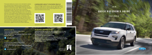2019 Ford Explorer Quick Reference Guide Free Download