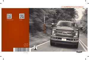 2019 Ford f-250 Super Duty Owners Manual Free Download