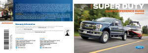 2019 Ford f-250 Super Duty Quick Reference Guide Free Download