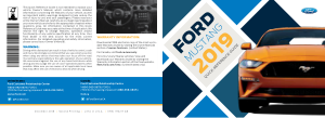 2019 Ford Mustang Quick Reference Guide Free Download