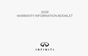 2019 Infiniti Usa Warranty Booklet Free Download