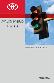 2019 Toyota Avalon Hybrid Delete Personnel Data From Audio Multimedia System Owners Manual Free Download