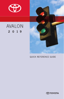 2019 Toyota Avalon Entune 3.0 Quick Reference Guide Free Download