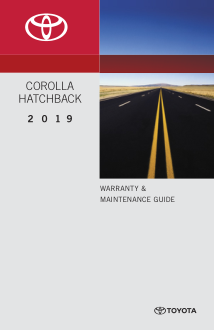 2019 Toyota Corolla Hatchback Warranty And Maintenance Guide Free Download