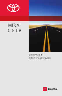 2019 Toyota Mirai Warranty And Maintenance Guide Free Download