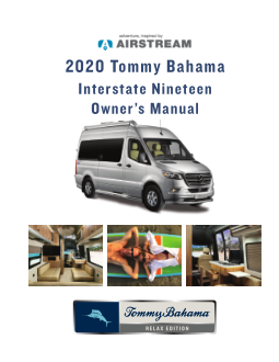 2020 Airstream Tommy Bahama Interstate Nineteen Car Owners Manual Free Download