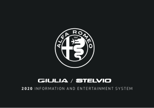 2020 Alfa Romeo Giulia Information And Entertainment System Car Owners Manual Free Download