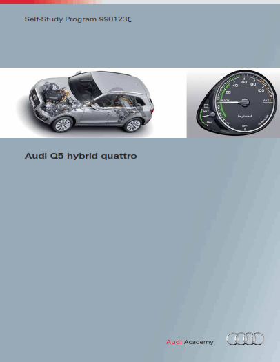 2020 Audi q5 Hybrid Quattro Self Study Program Service Manual Free Download