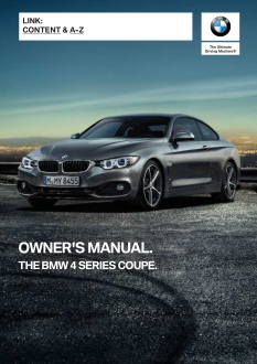 2020 Bmw 4 Series Coupe Car Owners Manual Free Download