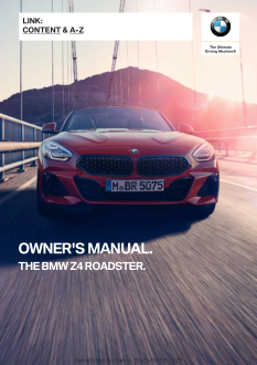 2020 Bmw z4 Car Owners Manual Free Download