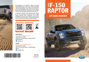 2020 Ford f-150 Raptor Off Road Quick Reference Guide Free Download