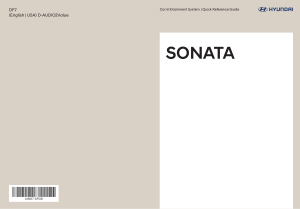 2020 Hyundai Sonata Display Audio Value Users Manual Free Download