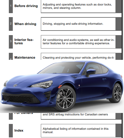 toyota owners manual free download