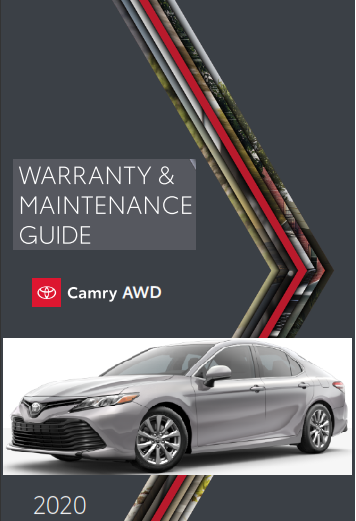 2020 Toyota Camry Awd Warranty And Maintenance Guide Free Download