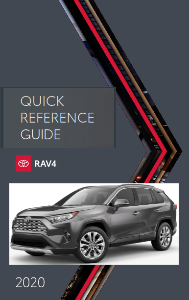 2020 Toyota rav4 Quick Reference Guide Free Download
