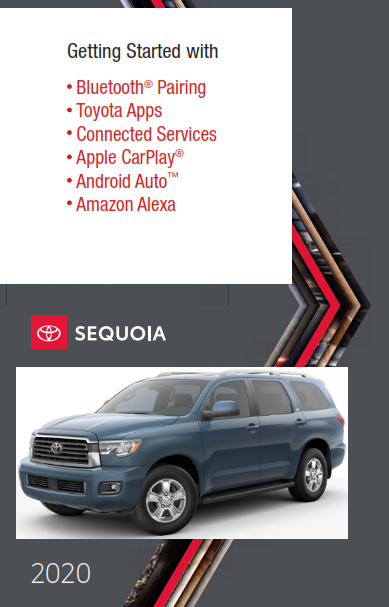 2020 Toyota Sequoia Getting Started With Audio Multimedia Free Download