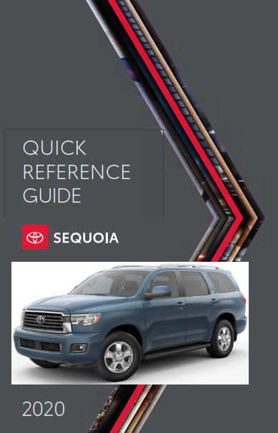 2020 Toyota Sequoia Hybrid Quick Reference Guide Free Download