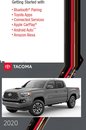 2020 Toyota Tacoma Getting Started With Connected Services Free Download