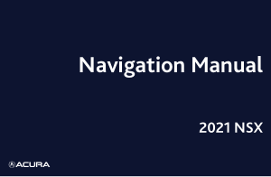 2021 Acura Nsx Navigation Manual Free Download